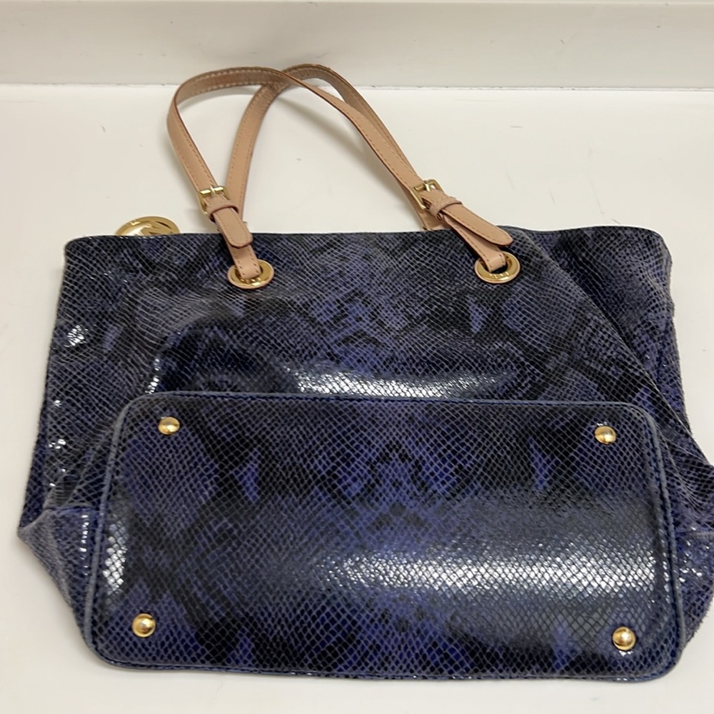Bundle Michael Kors Mk Designer Blue Python Anima… - image 4